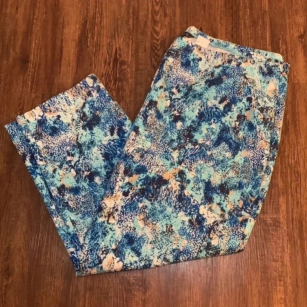 ZOZO Floral Pants Classic Ankle Pants Women’s Size 22 NWT - Picture 5 of 10